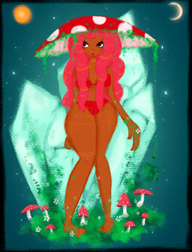 Mushroom Girl Original Character