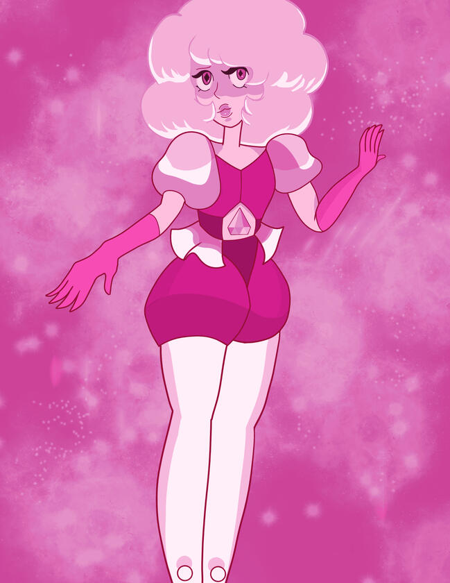 Fan Art of Pink Diamond from Steven Universe